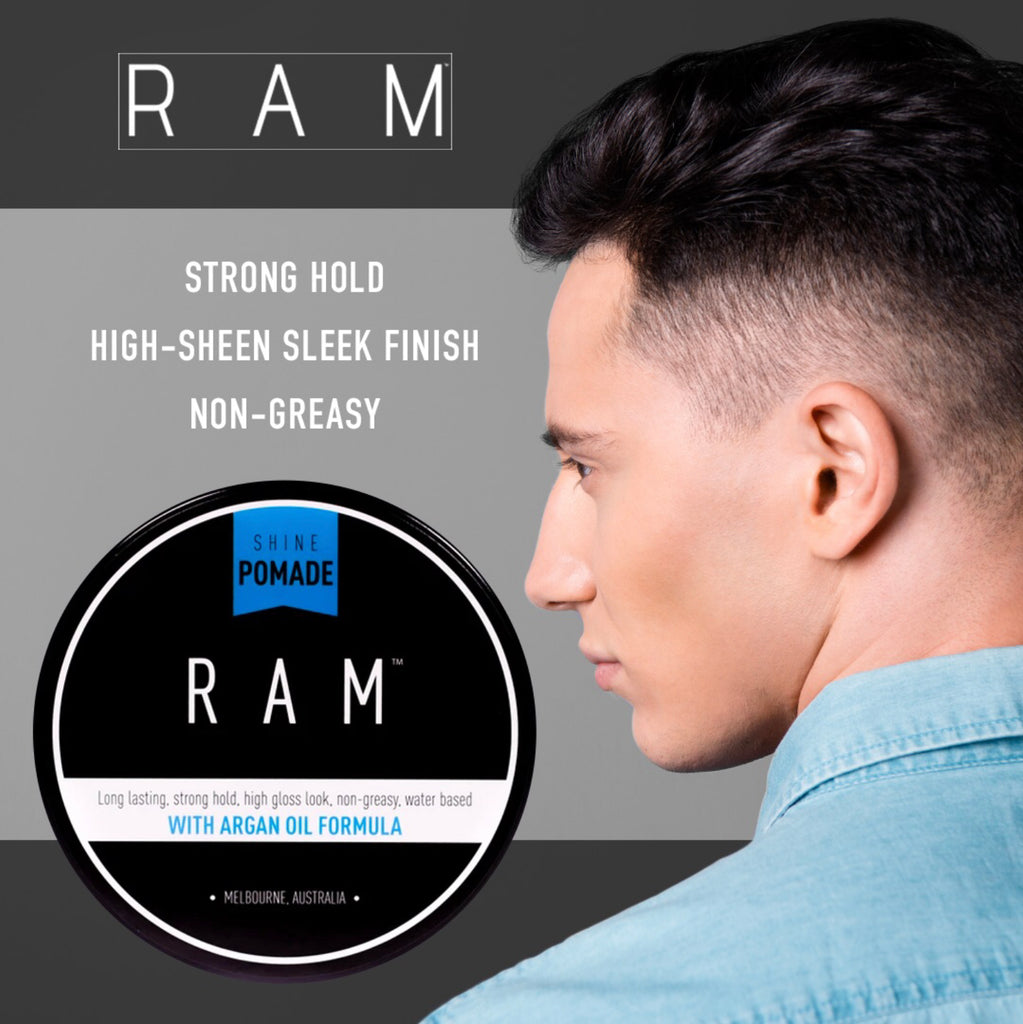 Ram Men's Australian Hair Styling Strong Hold Pomade